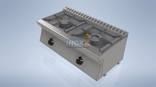 Газов котлон с 2 горелки - линия 40 - Image 2