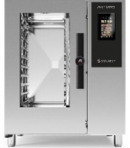 Професионален газов конвектомат с 10 тави GN 1/1