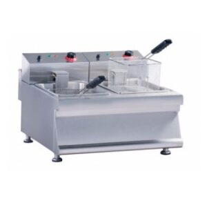 Фритюрник електрически 2 вани х 8л, HEF608