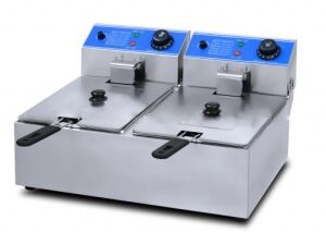 Фритюрник електрически 2 вани х 6л, HEF 82A